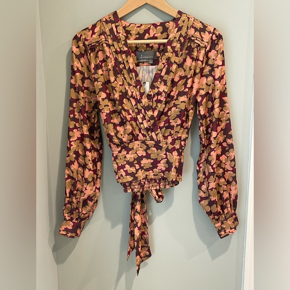 Anthropologie Wrap Top- Size XS- New with‎ Tags